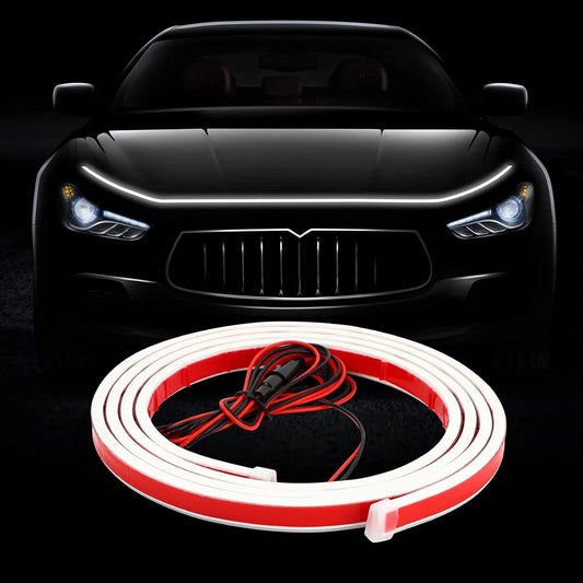 LED Hood Light Strip for Cars, easy to install.(Premium Quality)